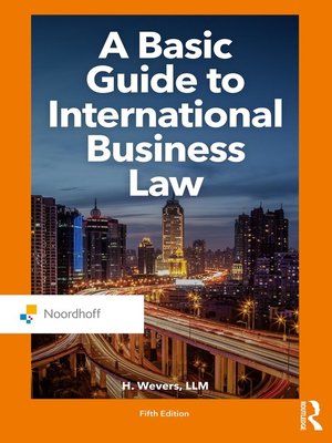cover image of A Basic Guide to International Business Law